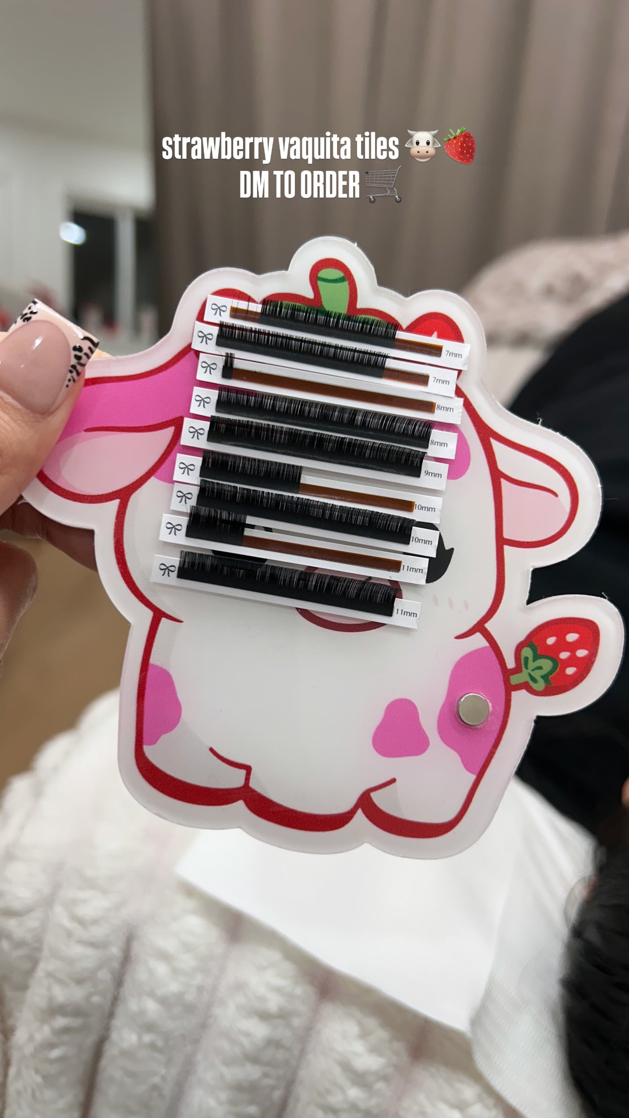 Lash Tiles 🍓🐮🎀