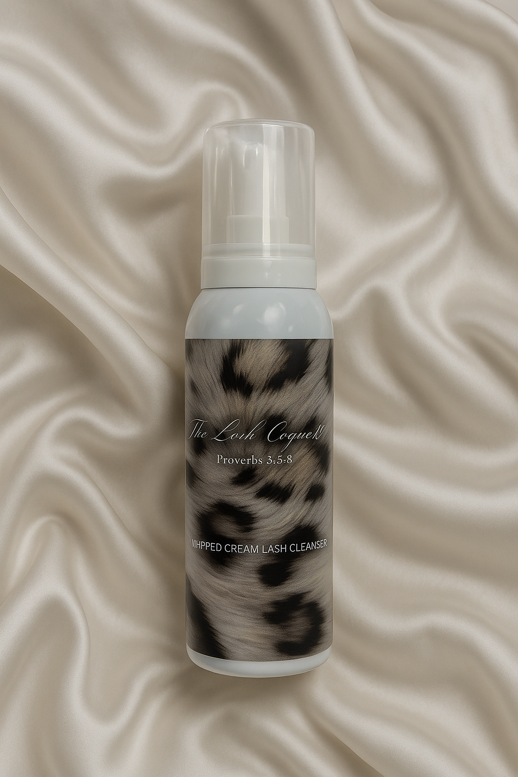 Leopard Print Whipped Cream Lash Cleanser 🐆