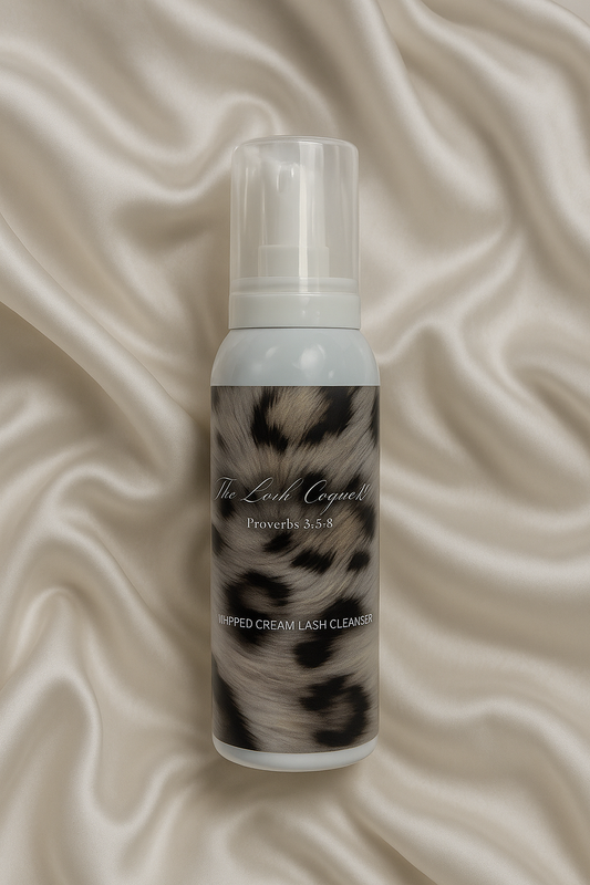 Leopard Print Whipped Cream Lash Cleanser 🐆